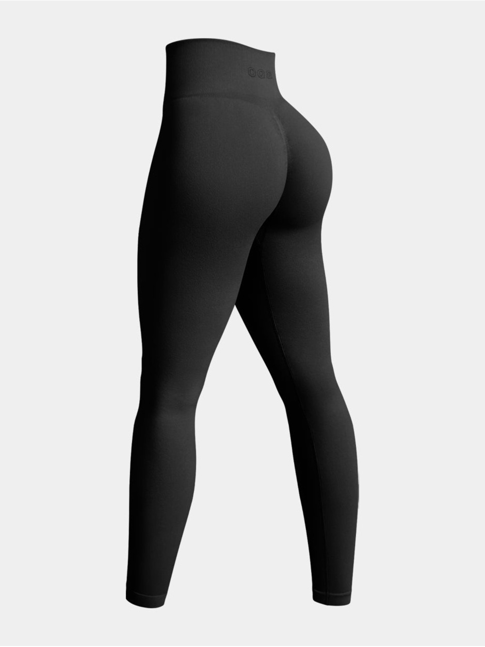 OQQ Seamless Butt Lift Leggings Black Women’s Sz M 🖤🍑✨